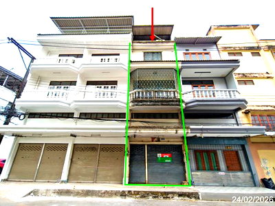 อาคารพาณิชย์ เมืองจันทบุรี จันทบุรี : อาคารพาณิชย์ 16 ตร.วา เมืองจันทบุรี จันทบุรี 3.8M