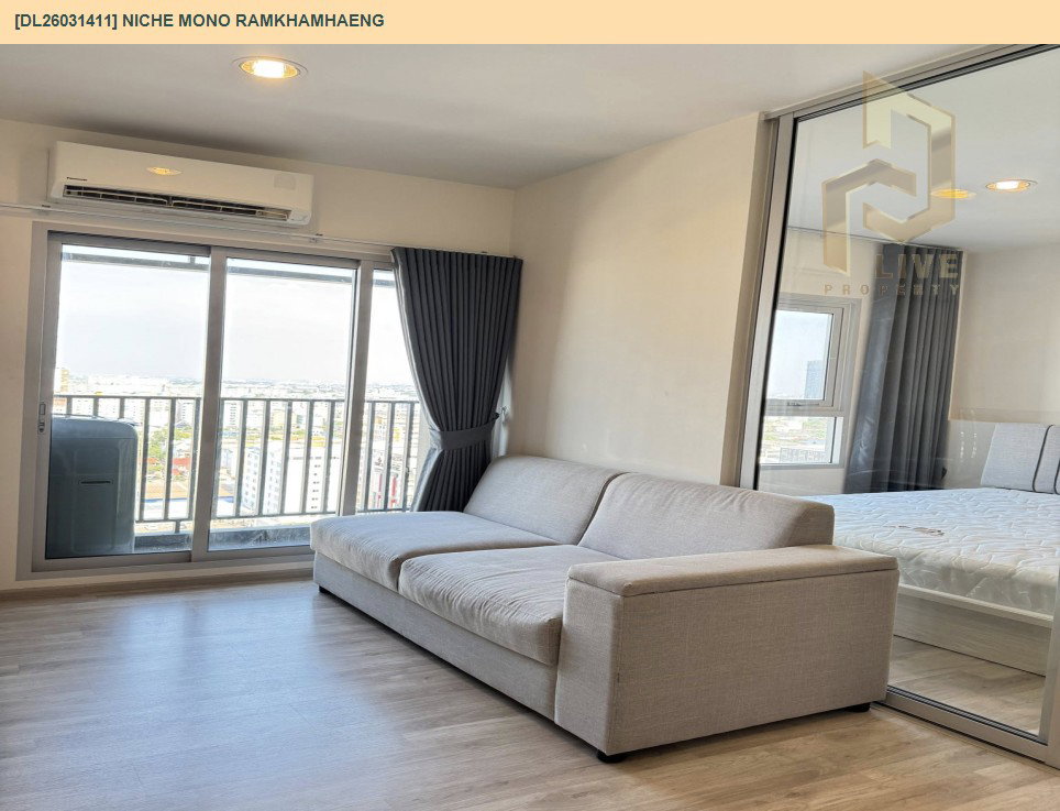 รูป DL26031411 ให้เช่าคอนโด นิช โมโน รามคำแหง (Niche Mono Ramkhamhaeng) ใกล้ - พร้อมเข้าอยู่ โทรด่วน 0800343450 LineID @655ebbvc - รูปที่ 2/15