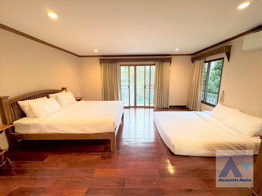 รูป 🔼🔽 AccomA 📩  3 BR House @Oriental Style House in Compound with Pool (AA45298) - รูปที่ 11/20