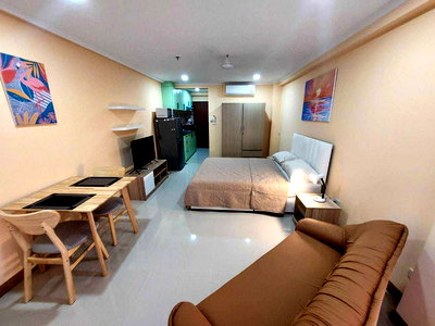 Condos for rent Jomtien Sai 1 : Studio Condo for Rent Rimhaad Jomtien Fully Furnished
