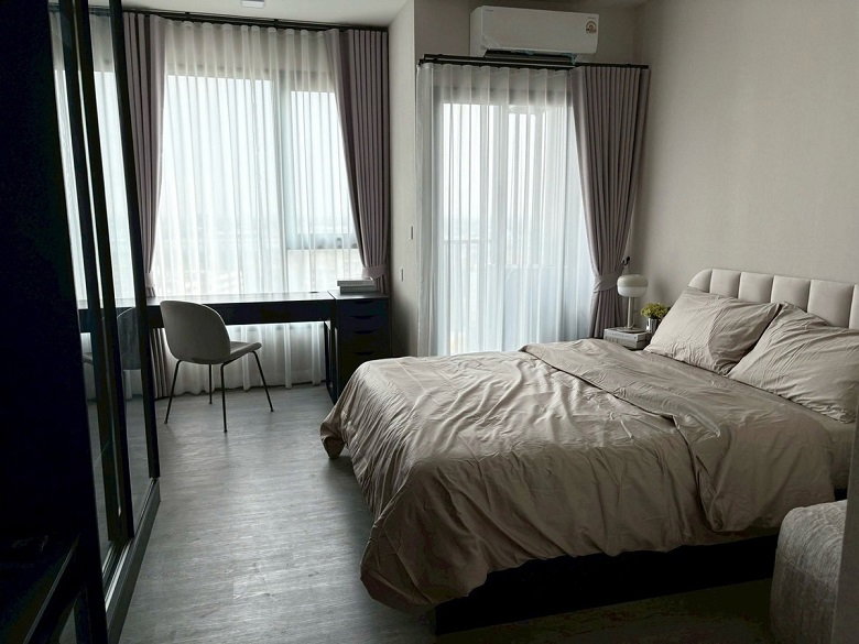 รูป ให้เช่า คอนโดใหม่ Modiz avantgarde ติด ธรรมศาสตร-รังสิต มีเครื่องซักผ้า 22 ตรม. ชั้น 12A ของครบ 11,500 บาท - รูปที่ 2/9