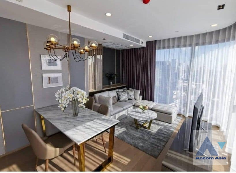 รูป 🔼🔽 AccomA 📩 Fully Furnished 2 BR Condominium @Ashton Chula Silom (AA43356) - รูปที่ 1/4