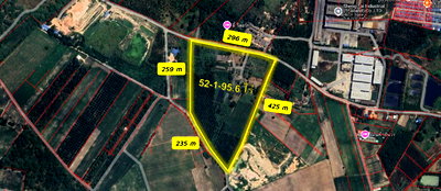 ที่ดิน เกาะจันทร์ ชลบุรี : ขายที่ดินแปลงใหญ่  ผังสีส้มลาย ศักยภาพสูง เนื้อที่ 52-1-95.6 ไร่ ต.ท่าบุญมี อ.เกาะจันทร์ จ.ชลบุรี