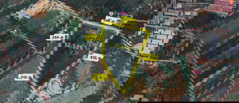 ขายที่ดินแปลงใหญ่  ผังสีส้มลาย ศักยภาพสูง เนื้อที่ 52-1-95.6 ไร่ ต.ท่าบุญมี อ.เกาะจันทร์ จ.ชลบุรี