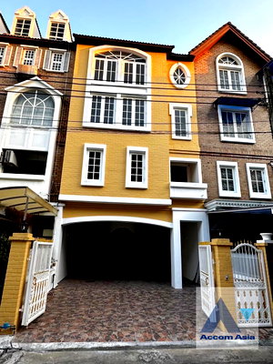 Townhouses for rent Bangkok : 🔼🔽 AccomA 📩 Home Office 4 BR Townhouse @Yenakart Residence (AA43570)