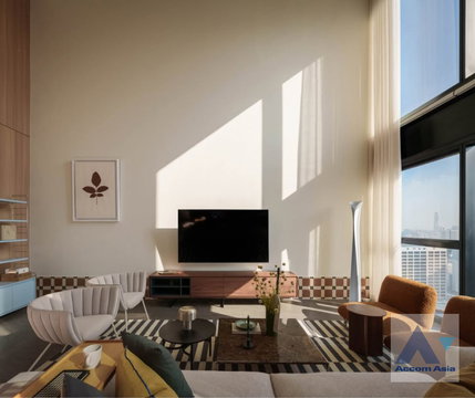 🔼🔽 AccomA 📩 Duplex Condo 2 BR Condominium @The Lofts Silom (AA45861)