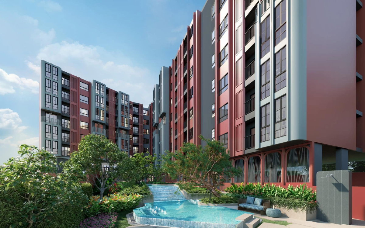 รูป Hot Deal Pool View 🔥 The Base Bukit โครงการพร้อมอยู่ ย่านในเมืองภูเก็ต 31.88 sqm ราคา 3.XX MB - รูปที่ 9/18