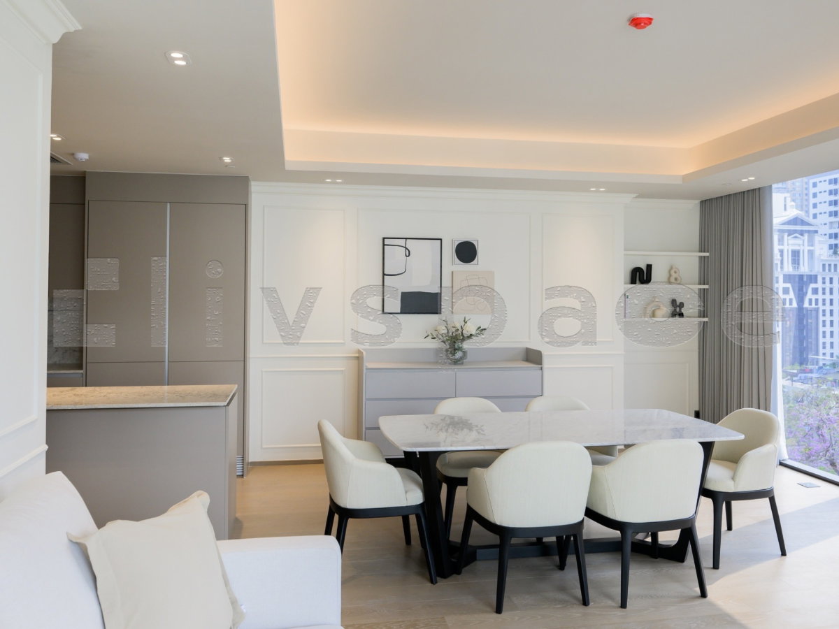 รูป ▚ LH208ツ ให้เช่า: Tonson One Residence 2BR 108sqm. 170K ✨ ตึกลักชูทำเล Super Core CBD เลี้ยงสัตว์ได้ (Pet-Friendly) 🏙️ - รูปที่ 6/17