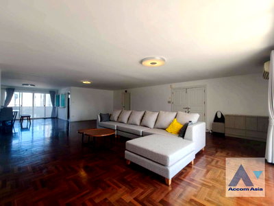 เช่าคอนโด ม.กรุงเทพ กล้วยน้ำไท : 🔼🔽 AccomA 📩 Big Balcony 3 BR Condominium @Regent On The Park 2 (AA25666)