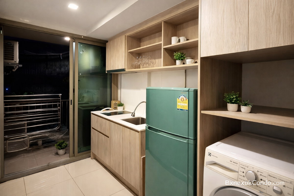 รูป 🍀🍀🍀 Prime Condo Location 🚆 ให้เช่า📌ซาริ บาย แสนสิริ✨BTS พระโขนง (Line:@rent2022)✨พร้อมเข้าอยู่🌼A10855 - รูปที่ 4/11