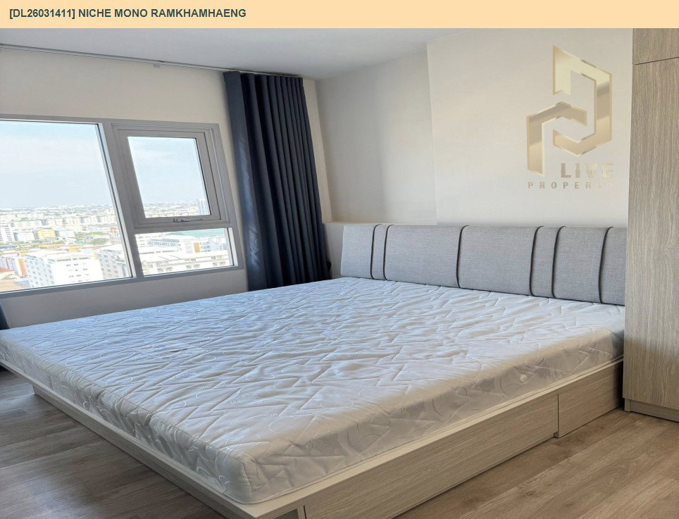 รูป DL26031411 ให้เช่าคอนโด นิช โมโน รามคำแหง (Niche Mono Ramkhamhaeng) ใกล้ - พร้อมเข้าอยู่ โทรด่วน 0800343450 LineID @655ebbvc - รูปที่ 3/15