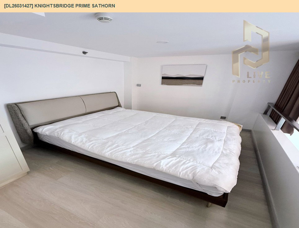 รูป DL26031427 ให้เช่าคอนโด ไนท์บริดจ์ ไพร์ม สาทร (Knightsbridge Prime Sathorn) ใกล้ BTS ช่องนนทรี พร้อมเข้าอยู่ โทรด่วน 0800343450 LineID @655ebbvc - รูปที่ 2/8