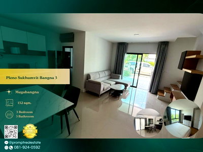 เช่าบ้านเดี่ยว สมุทรปราการ : OP02086 - Pleno Sukhumvit-Bangna 3 : MegaBangna