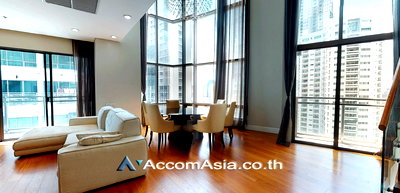 คอนโดให้เช่า : 🔼🔽 AccomA 📩 Duplex Condo,Double High Ceiling 3 BR Condominium @Bright Sukhumvit 24 (AA13274)