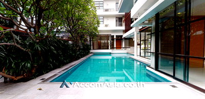 Houses for rent Soi Thonglor (Sukhumvit 55) : 🔼🔽 AccomA 📩 Private Swimming Pool,Double High Ceiling 4 BR House in Khlong Tan Nuea (AA14160)
