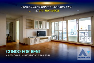 Condos for rent : 🔼🔽 AccomA 📩 Post-modern condo with 4 bedrooms and airy vibe at Ivy Thonglor   (AA18099)