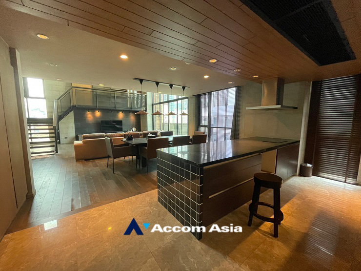 รูป 🔼🔽 AccomA 📩 Duplex Penthouse - Double high ceiling. Close to Asoke BTS - รูปที่ 12/20