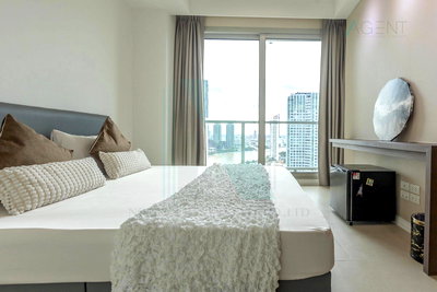 Condos for rent Assumption Convent Silom School : 🎊 For Rent Condo THE RIVER Building B, Floor 28,3 bed room, Room size 138 sqm