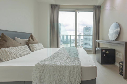 🎊 ให้เช่าคอนโด เดอะ ริเวอร์ อาคาร B ชั้น 28 3 ห้องนอน ขนาด 138 ตรม ใกล้ เสนาเฟส