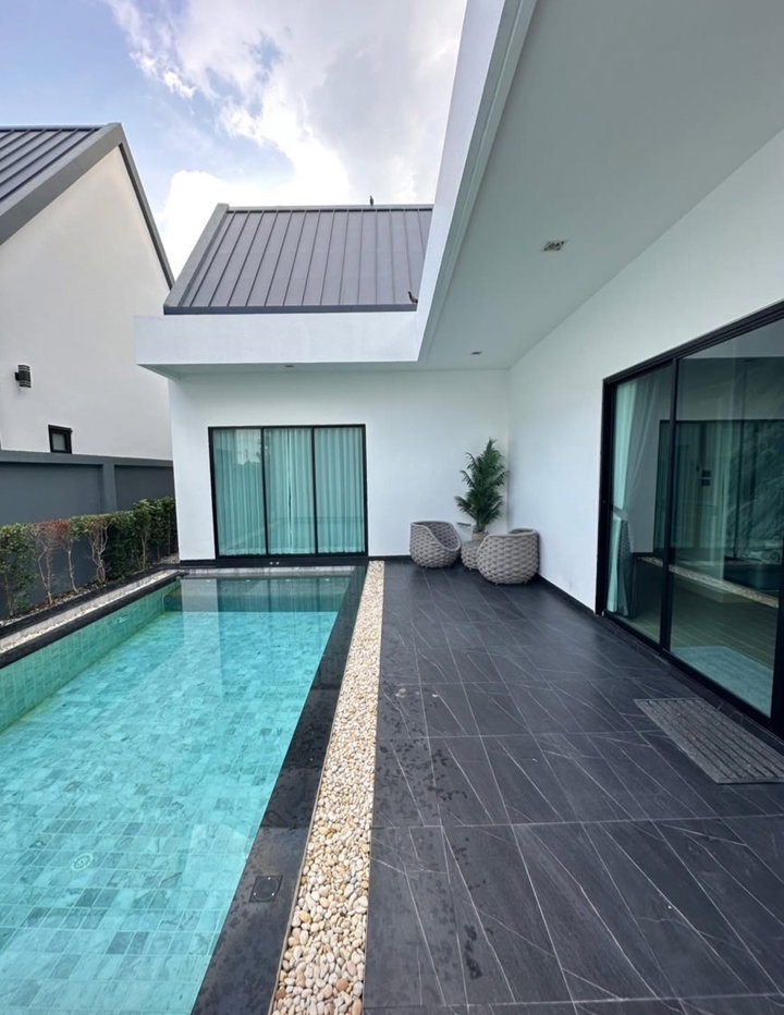 รูป บ้านเดี่ยวพูลวิลล่าชั้นเดียว  บนทำเลเมืองพัทยา ใกล้ทางด่วนมอเตอร์เวย์  ใกล้โรงเรียนนานาชาติ - รูปที่ 7/22