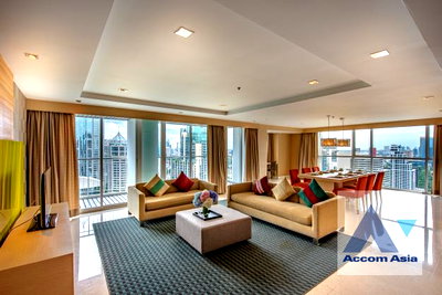 คอนโดให้เช่า : 🔼🔽 AccomA 📩 Penthouse 3 BR Condominium @Urbana Langsuan (AA41691)