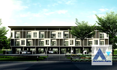 Houses for rent MRT Si Kritha  : 🔼🔽 AccomA 📩  3 BR House @Patio Srinakarin-Rama 9 (AA44499)