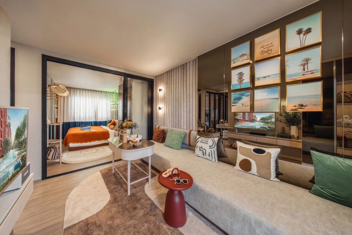 รูป Hot Deal Pool View 🔥 The Base Bukit โครงการพร้อมอยู่ ย่านในเมืองภูเก็ต 31.88 sqm ราคา 3.XX MB - รูปที่ 2/18