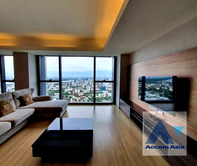 Condos for rent BTS Chong Nonsi : 🔼🔽 AccomA 📩  Luxury condo with panoramic views and contemporary design in Sathorn (AA13507)