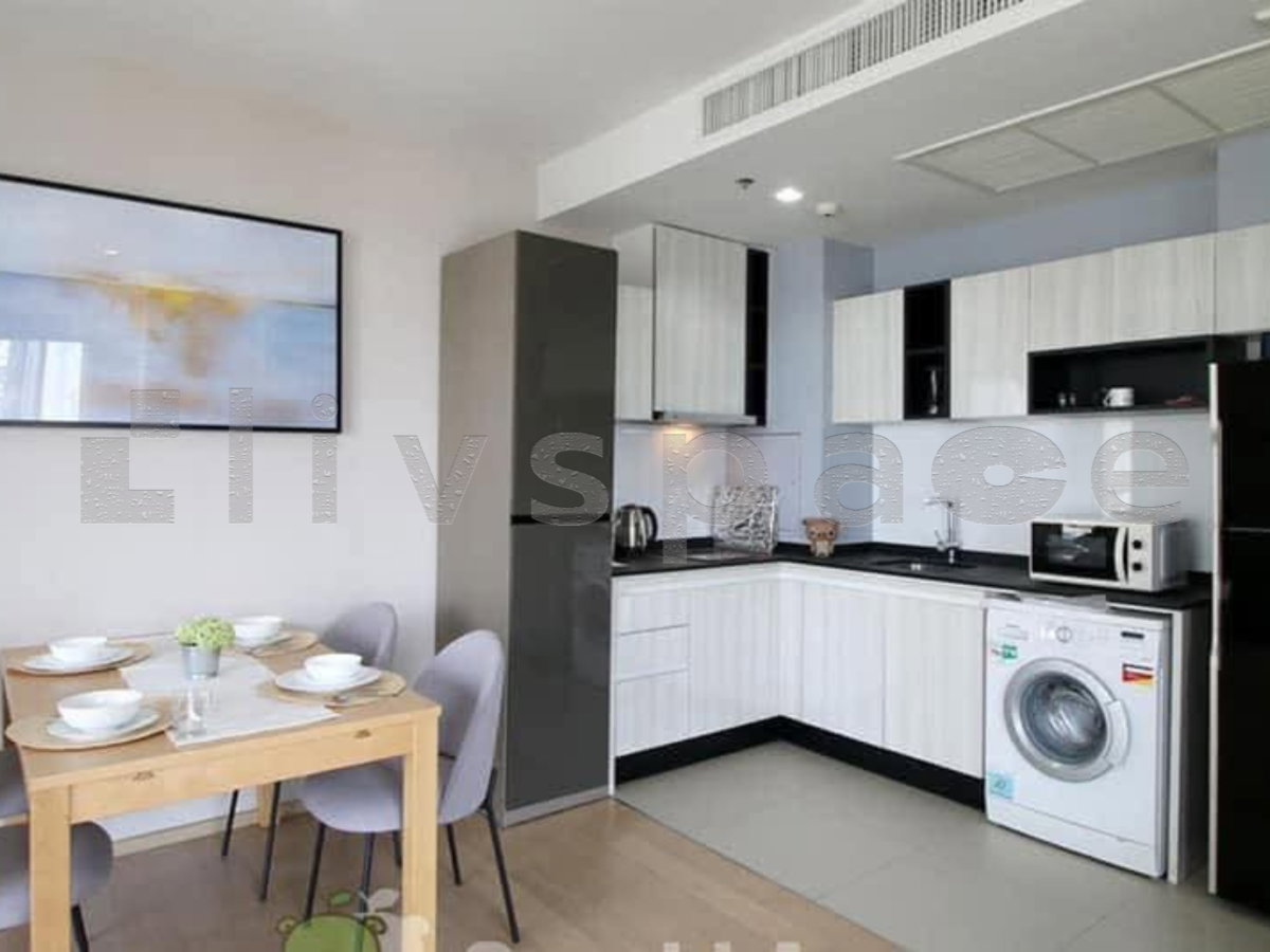 รูป ▚ LH215ツ ขาย: HQ by Sansiri Thonglor 1BR 58sqm. 9.5M ✨ ยูนิตหายากห้องมุมไซส์ใหญ่ ลดพิเศษจาก 12 ล้าน พร้อมอ่างอาบน้ำและดีไซน์ใหม่ 🏙️ - รูปที่ 4/7