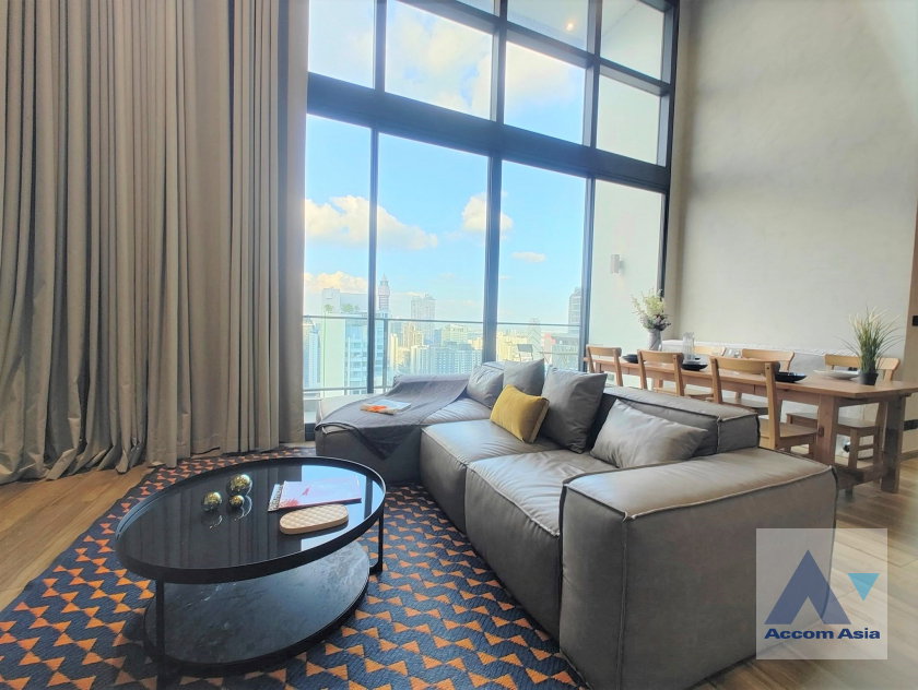 รูป 🔼🔽 AccomA 📩 Double High Ceiling,Duplex Condo,Penthouse 3 BR Condominium @The Lofts Asoke (AA33688) - รูปที่ 2/10
