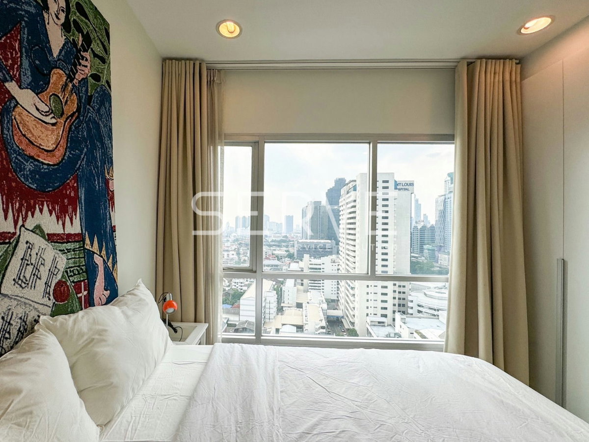 รูป ห้องมุม 2 นอน 59.96 ตร.ม. วิวดี ใกล้ BTS เซนต์หลุยส์ 400 ม. และ รร. อัสสัมชัญ, รร. เซนต์หลุยส์ ที่คอนโด Centric Sathorn - Saint Louis / ให้เช่าคอนโด - รูปที่ 4/10