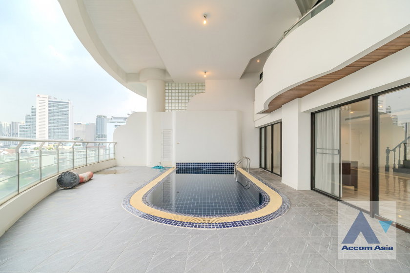 รูป 🔼🔽 AccomA 📩 Elegant duplex condominium with pool on balcony and skyline views (2012701) - รูปที่ 1/20