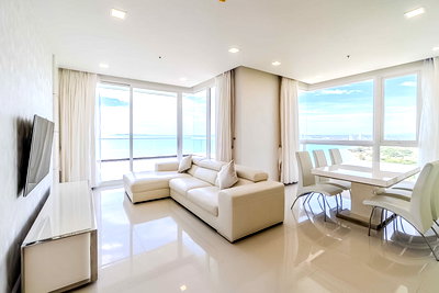 ขายคอนโด : For Sale Del Mare Bangsaray Beachfront 3BR Sea View Condo