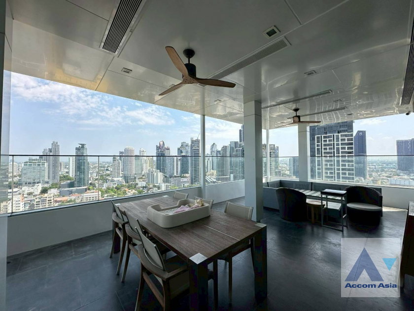 รูป 🔼🔽 AccomA 📩 Pet friendly,Penthouse,Huge Terrace,Duplex Condo,Double High Ceiling 4 BR Condominium @Aequa Residence Sukhumvit 49 (AA45818) - รูปที่ 7/20