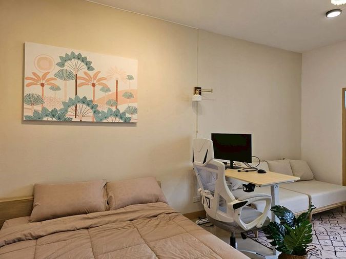 ห้องว่างพร้อมให้เช่าเดือนพฤศจิกายนนี้! (Airbnb ได้!) ศรีธนา 1