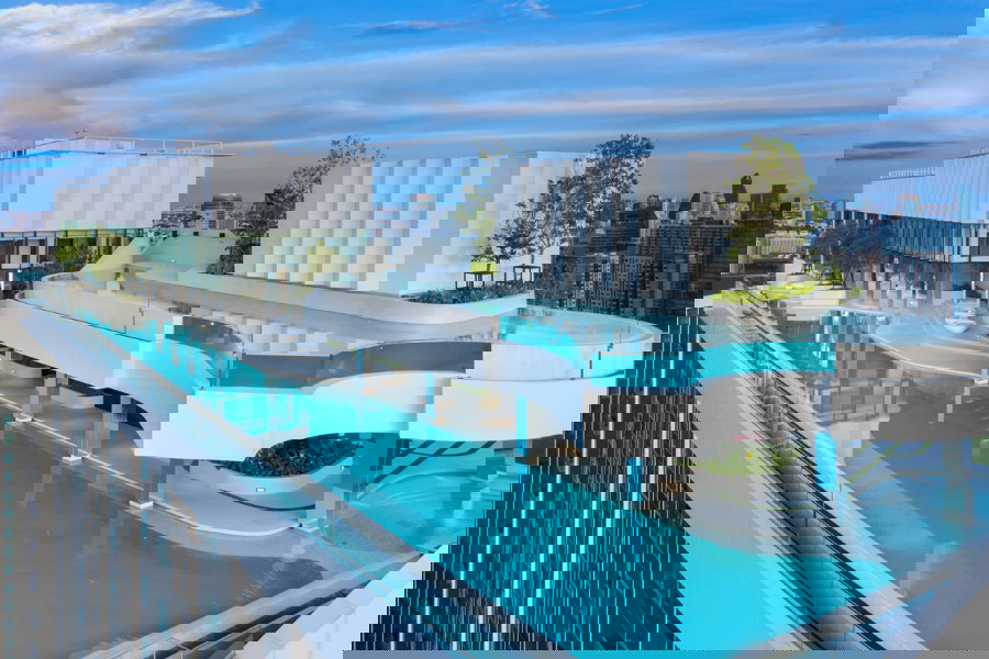 รูป 📍 Life Asoke – Rama 9 |  🔥 ห้องวิวสวน | ครัวปิด | ฟรี WiFi! 🔥 - รูปที่ 12/14