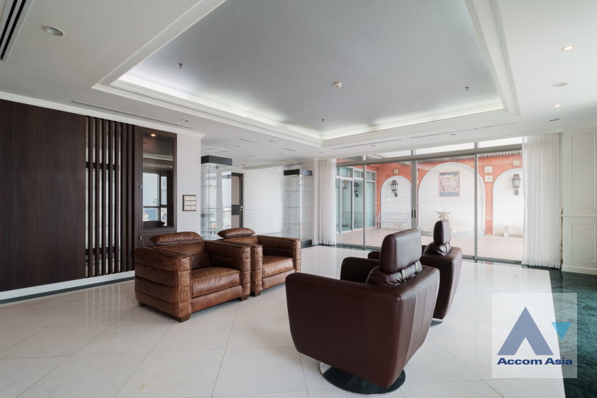 รูป 🔼🔽 AccomA 📩 Luxury spacious penthouse in Sukhumvit with a large balcony and stunning city views ( AA41519 ) - รูปที่ 6/20