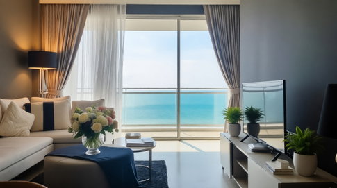 🌿 **VS0021 🏖️ Veranda Residence Pattaya for sale: 12.9 million THB. 🌊 Sea View, 24th floor. Na Jomtien location.**