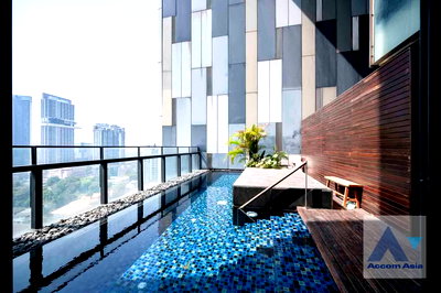 คอนโดให้เช่า : 🔼🔽 AccomA 📩 Luxury condo in Sathorn with private pool and panoramic skyline view (AA43457)