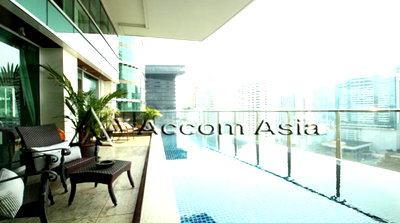 คอนโดให้เช่า : 🔼🔽 AccomA 📩 Modern condo with private balcony and open layout (1513968)