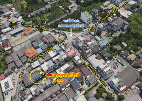 รูป ขายอาคารพาณิชย์ บางกรวย-ไทรน้อย วัดชลอ นนทบุรี เนื้อที่ 47.4 ตรว 800 ตร.ม 7 ห้องนอน 6 ห้องน้ำ - รูปที่ 10/10