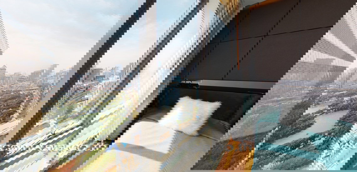 รูป 🔼🔽 AccomA 📩 Luxury Penthouse with Expansive Balcony | Panoramic City & RBSC Golf Course Views at 185 Rajadamri ( AA22218 ) - รูปที่ 15/20