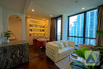 คอนโดให้เช่า : 🔼🔽 AccomA 📩 Fully Furnished 2 BR Condominium @The Esse Sukhumvit 36 (AA41918)