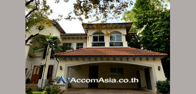 Houses for rent BITEC Bang Na : 🔼🔽 AccomA 📩 Private Swimming Pool 5 BR House @House in compound (13000494)