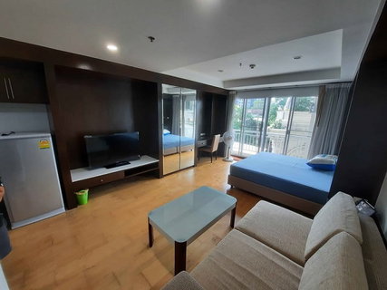 รูปภาพ ให้เช่า คอนโด เดอะไนน์ เพลส คอนโดมิเนียม สตูดิโอ 31 ตรม. มีเครื่องซักผ้า ของครบ 9,000 บาท