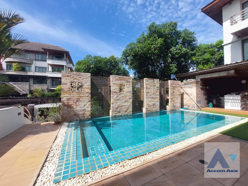 รูป 🔼🔽 AccomA 📩 Boutique 3-Bedroom House for Rent in Compound near MRT Khlong Toei, Sathorn (55091) - รูปที่ 3/20