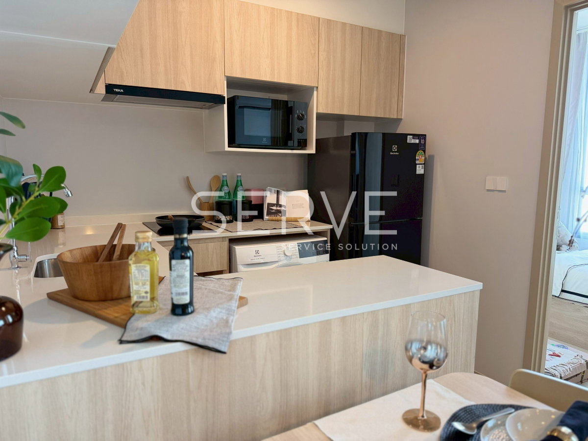 รูป 🔥19K- ห้องใหม่ 2นอน ไซส์ใหญ่ ชั้นสูงสุด 30+ แต่งสวย เฟอร์นิเจอร์จัดเต็ม พร้อมอยู่ คอนโดใหม่ทำเลดีๆ เดิน20ก้าว ถึง เมกาบางนา @ NUE Mega Plus Bangna - รูปที่ 4/8