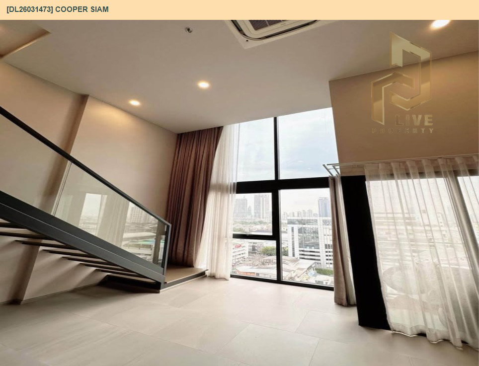 รูป DL26031473 ให้เช่าคอนโด คูเปอร์ สยาม (Cooper Siam) ใกล้ BTS สนามกีฬาแห่งชาติ พร้อมเข้าอยู่ โทรด่วน 0653619502 LineID @897iyzll - รูปที่ 2/12