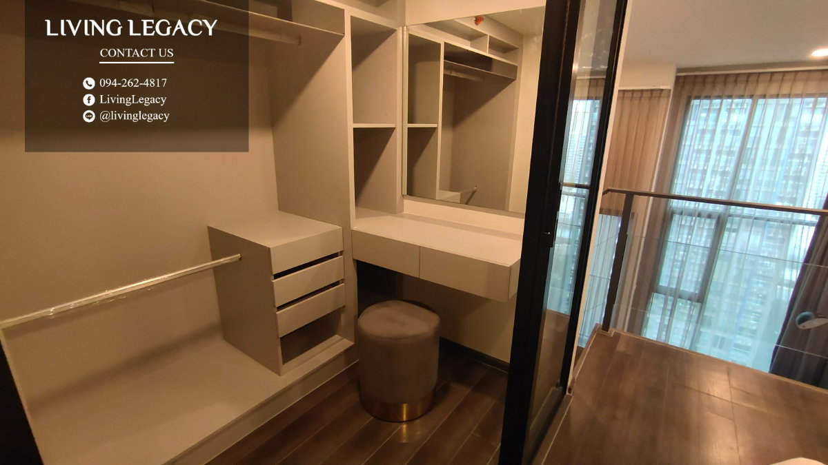 รูป TCPB86 ให้เช่าคอนโด Knightsbridge Space Rama 9 39 ตร.ม. ชั้น 21 line id : @livinglegacy - รูปที่ 9/22