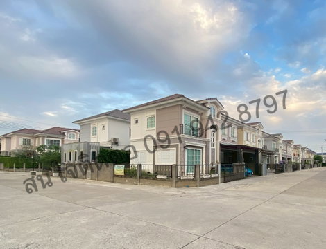 บ้านแฝด สไตล์อังกฤษ 2 ชั้น บ้านเลขที่ 159/123 (หลังมุม) โครงการ Golden Neo Sathorn (ต้นถนนกัลปพฤกษ์) ใกล้ BTS วุฒากาศ (เจ้าของขายเอง)